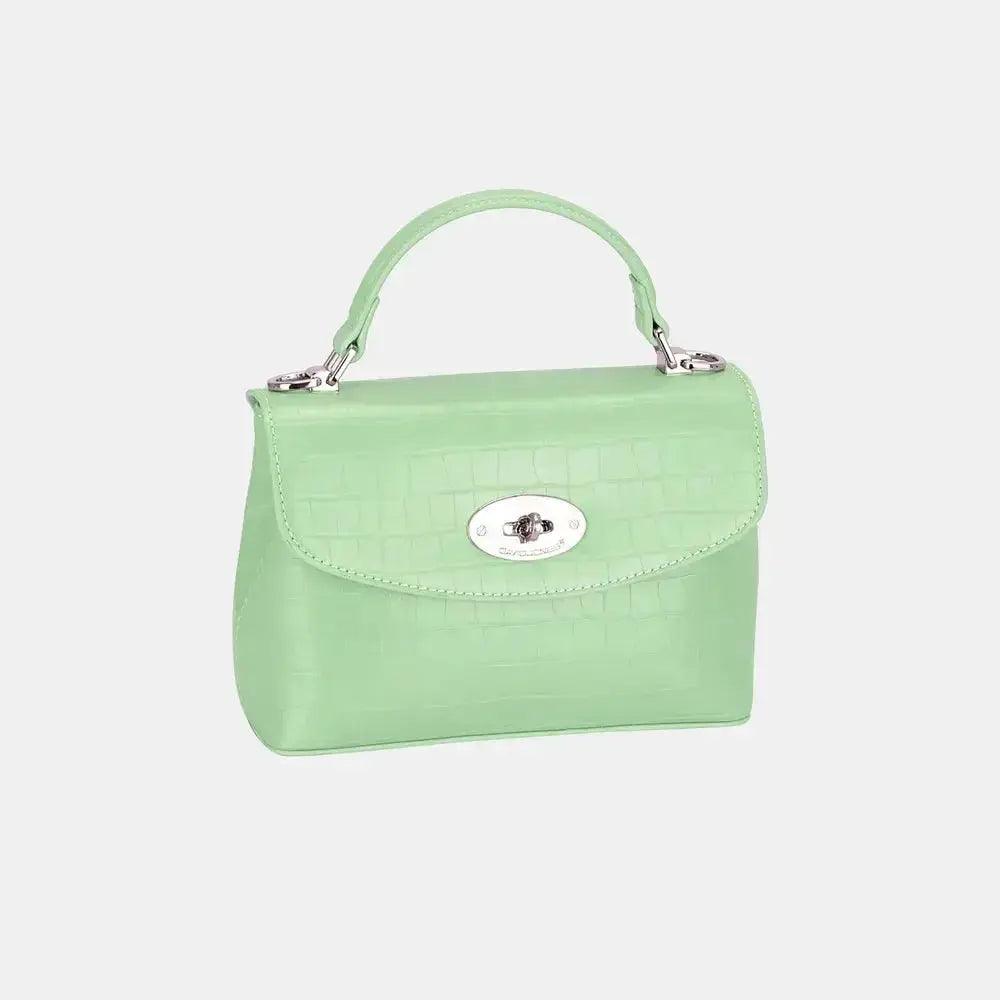 David Jones Texture PU Leather Handbag - DaisyDrop 