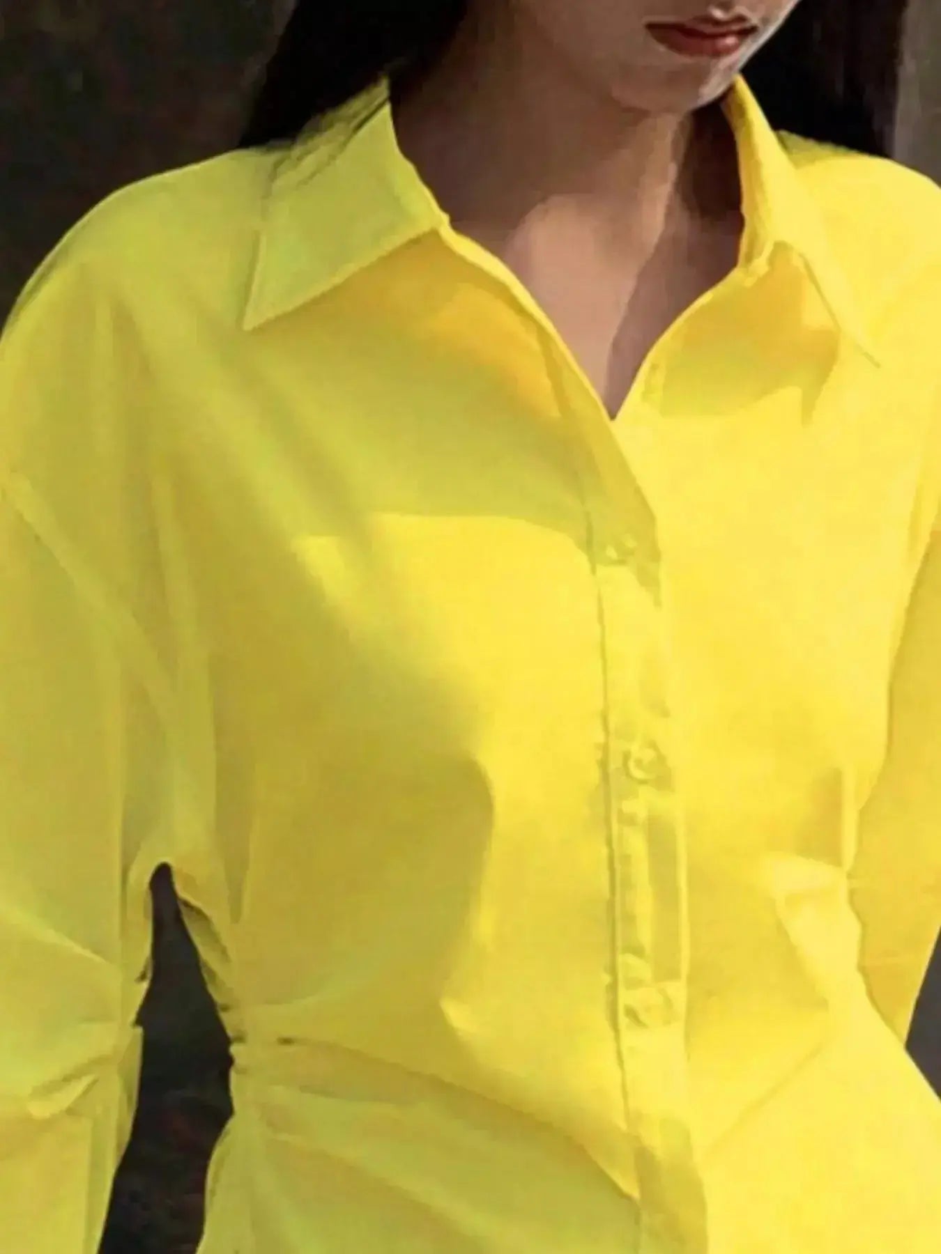 Button Up Long Sleeve Shirt - DaisyDrop 