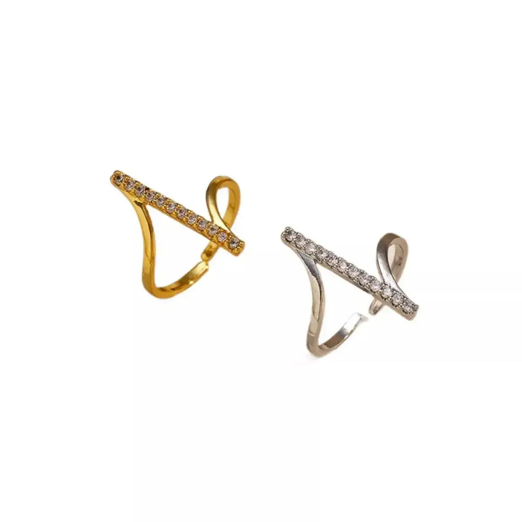Irregular Rhinestone Ring - DaisyDrop 