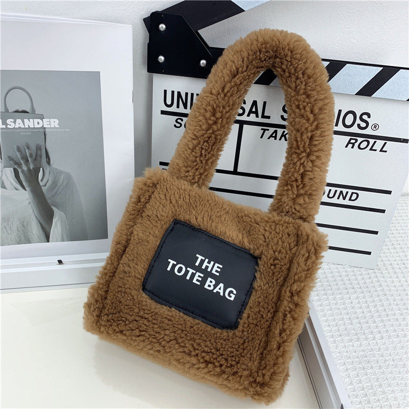 New Style Imitation Lamb Wool Plush Bag