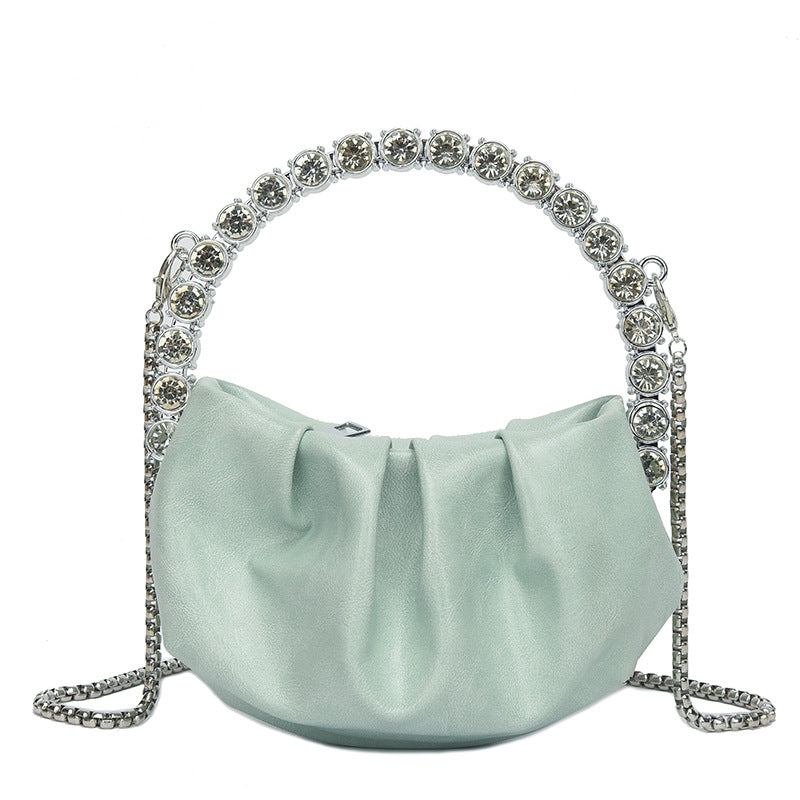 Round Diamond Evening Clutch Bags
