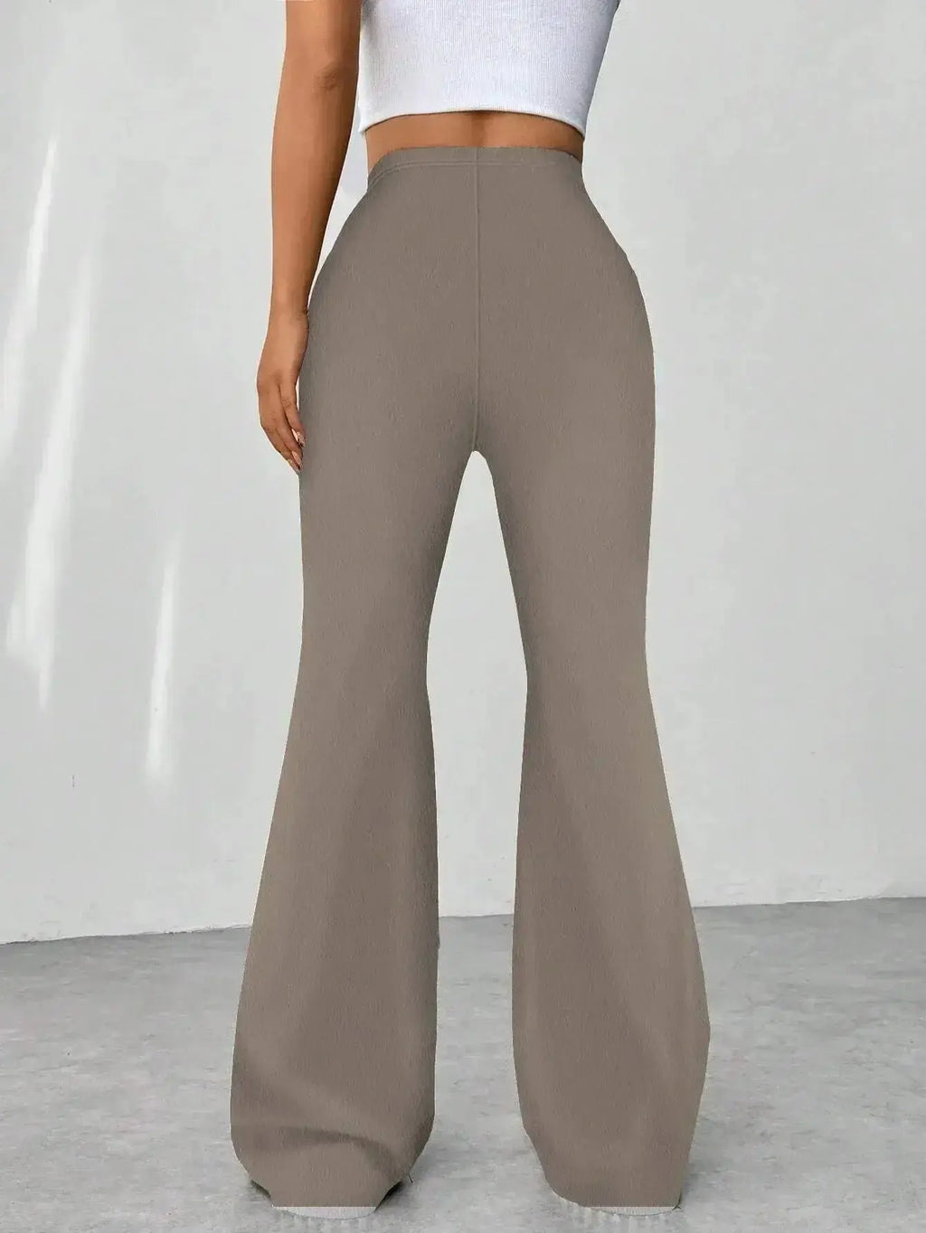 High Waisted Flare Pants - DaisyDrop 