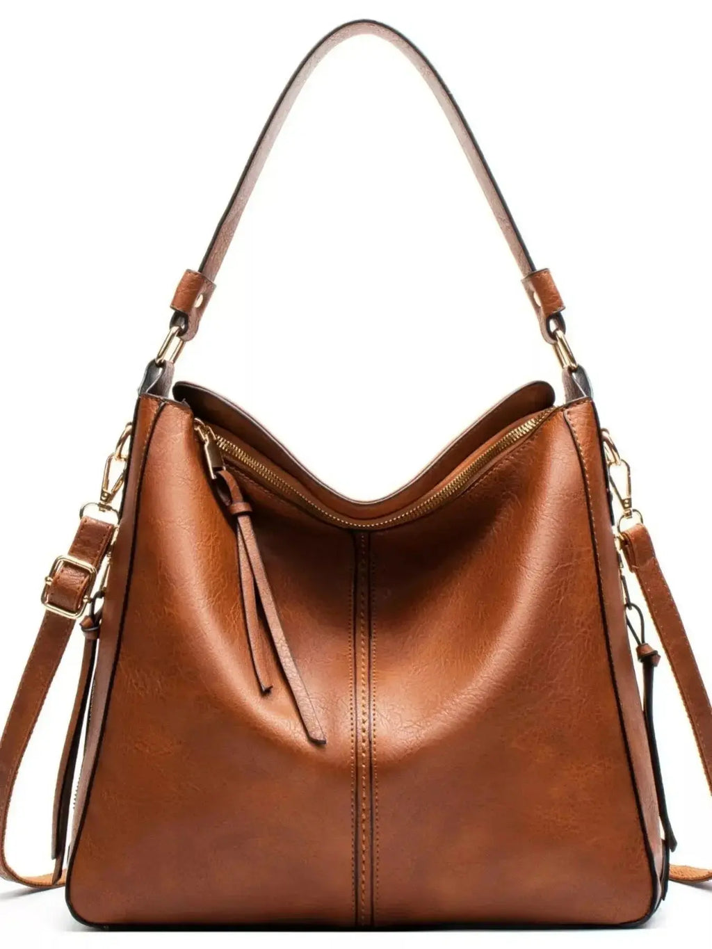 Classic PU Leather Tote Bag - DaisyDrop 