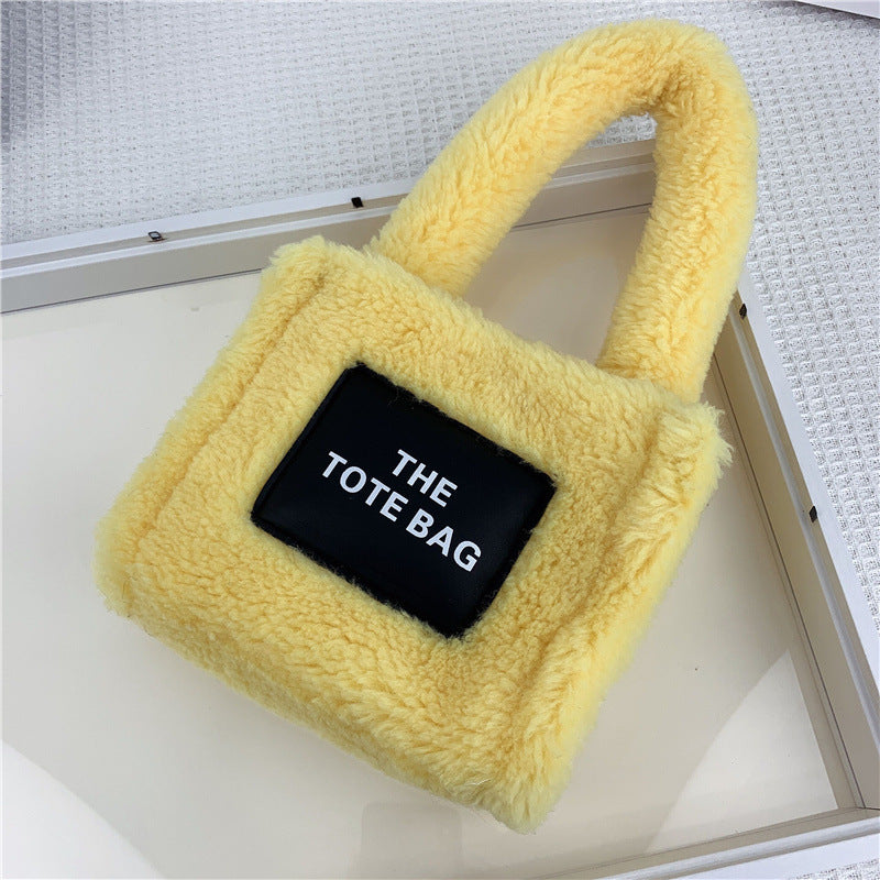 New Style Imitation Lamb Wool Plush Bag