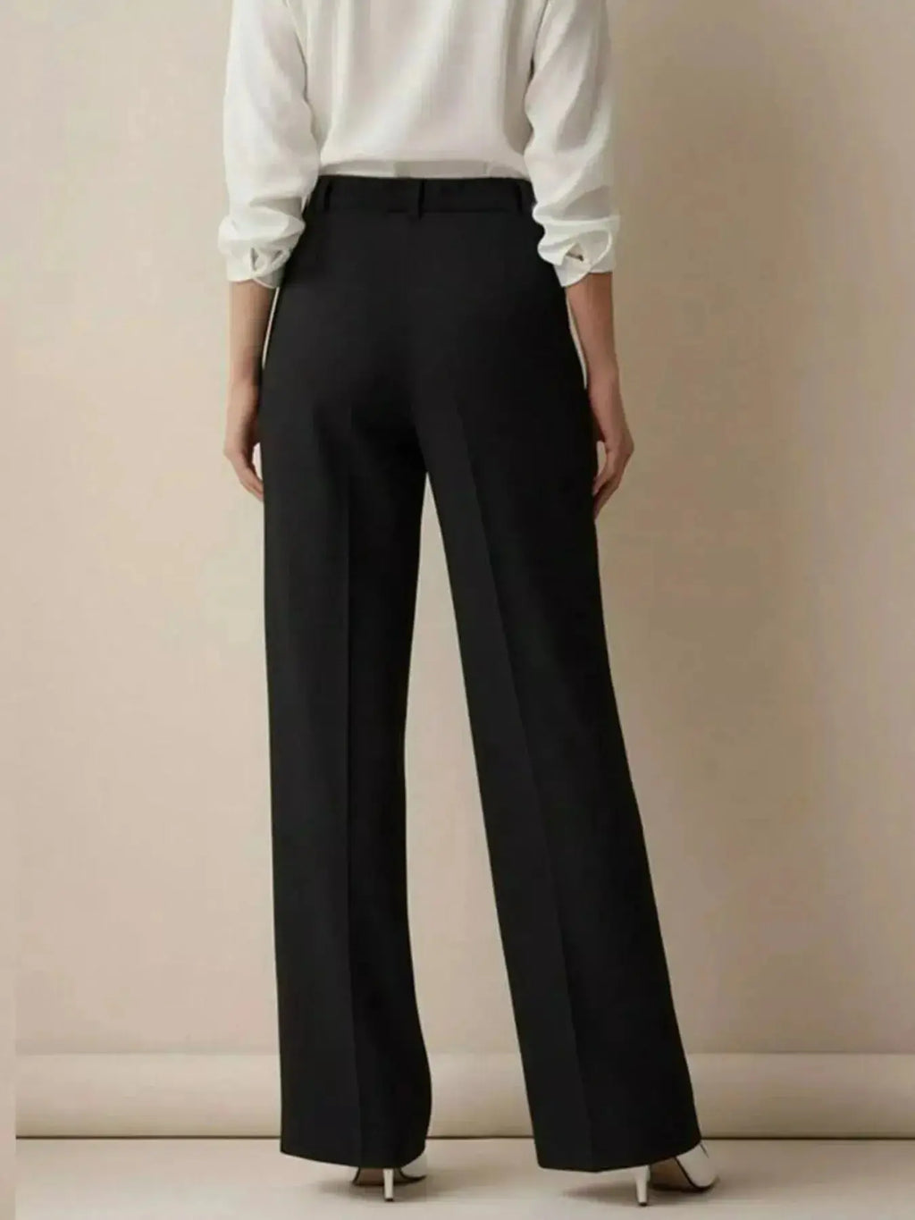 High-Waisted Wide Leg Pants - DaisyDrop 