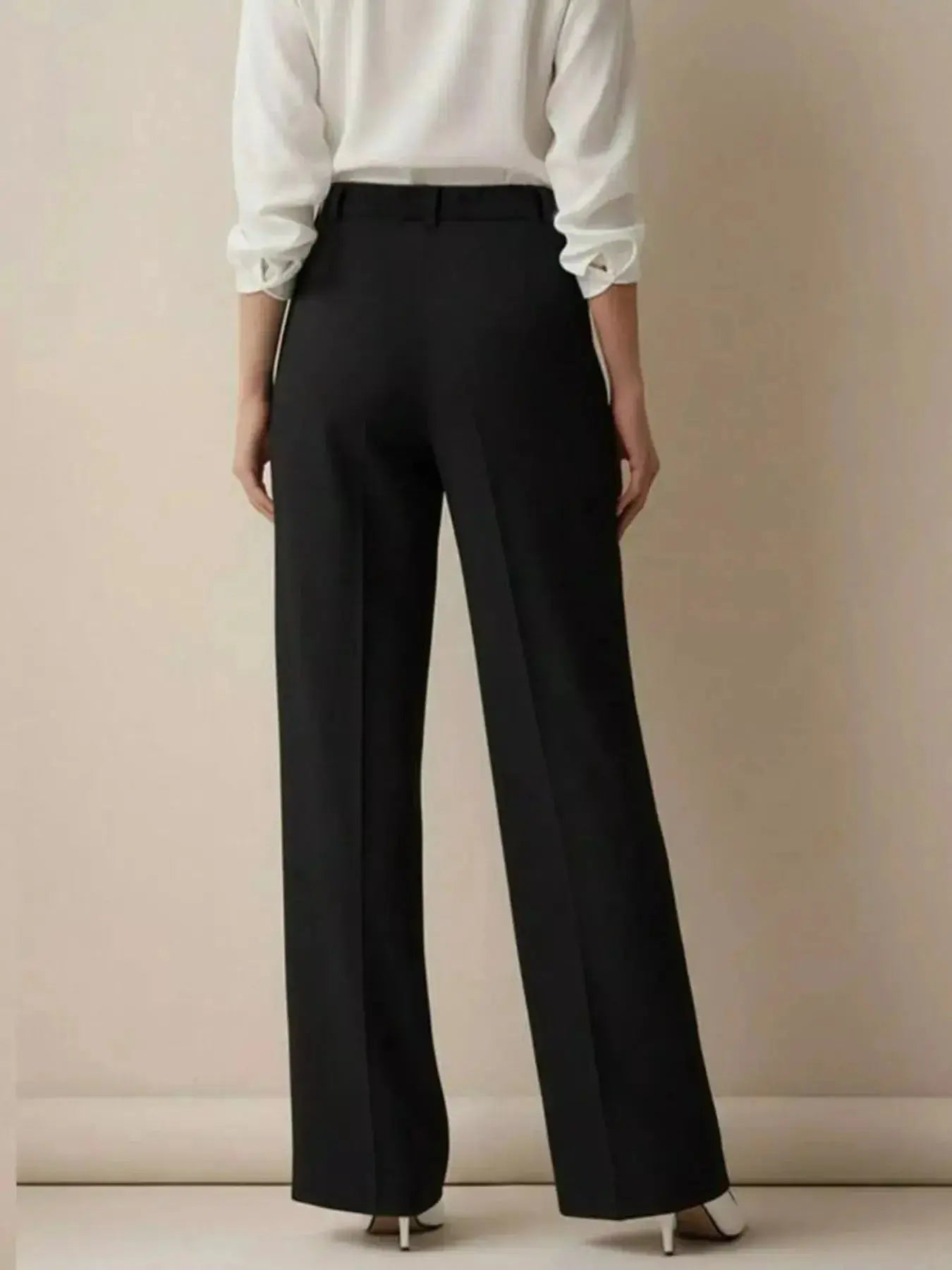 High-Waisted Wide Leg Pants - DaisyDrop 