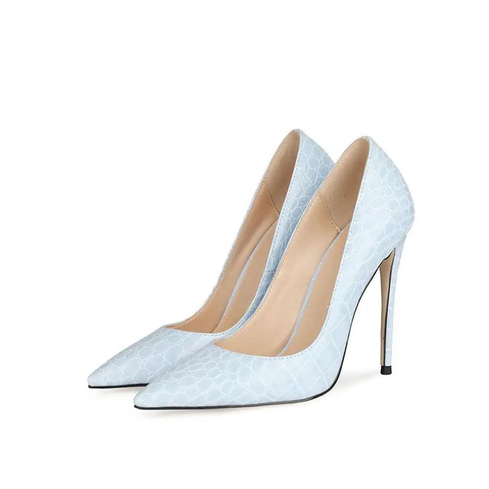 Fashion Sexy Women's White Painted High Heels eprolo