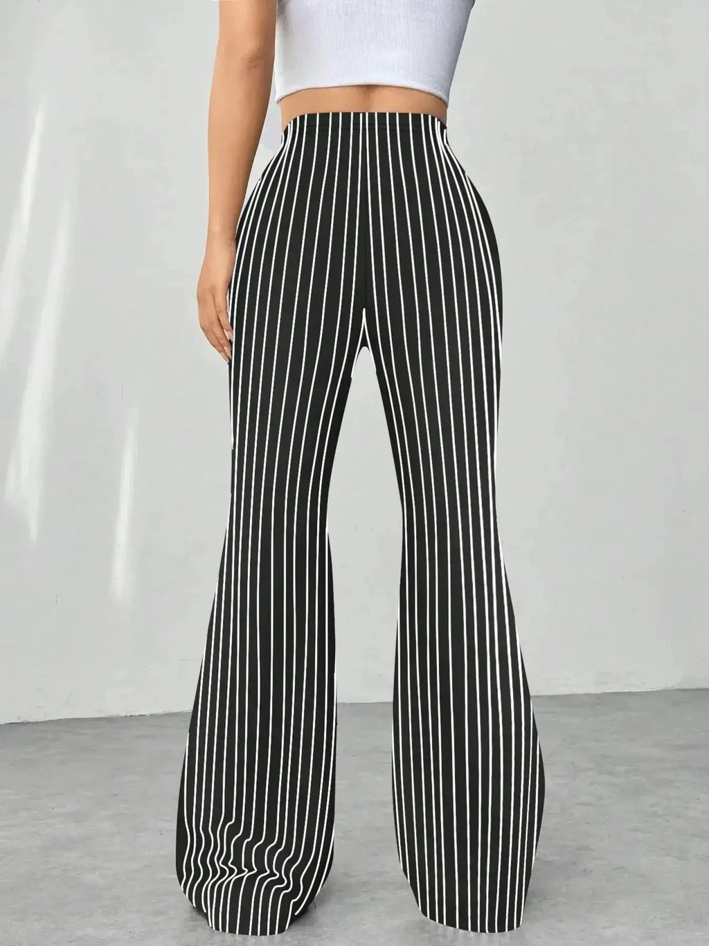 High Waisted Flare Pants - DaisyDrop 