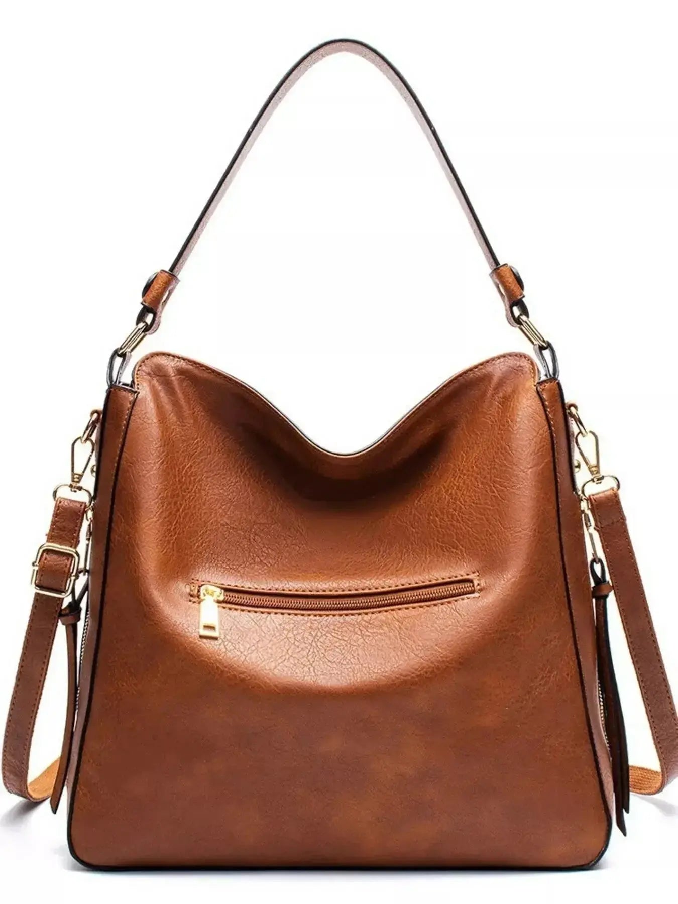 Classic PU Leather Tote Bag - DaisyDrop 