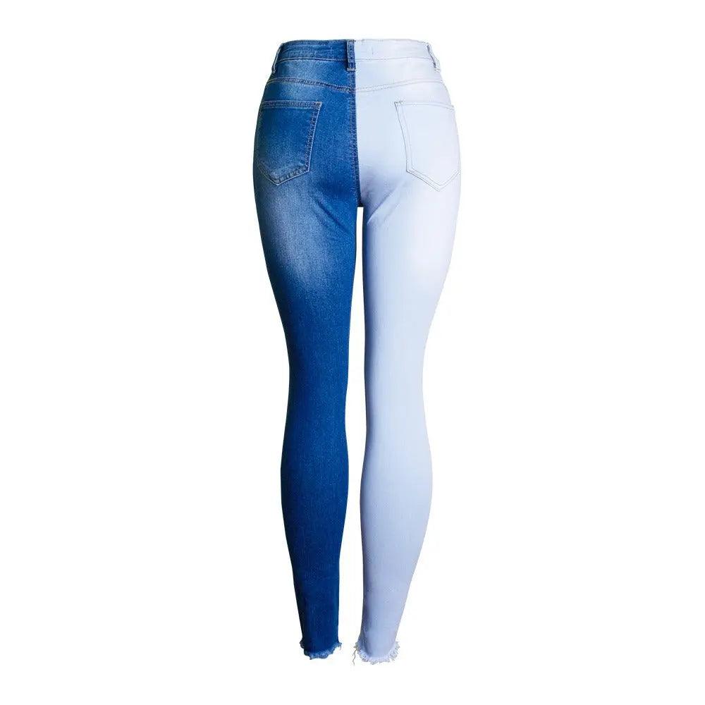 Stretchy Distressed Denim Pants eprolo