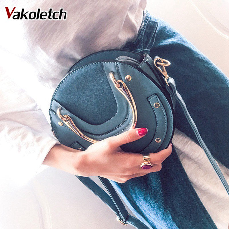Mini PU Leather Handbag One Shoulder Cross-body Bag