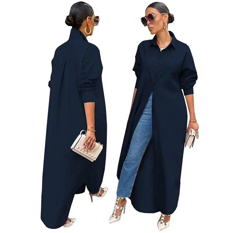 Women Casual Long Shirt Dresses eprolo