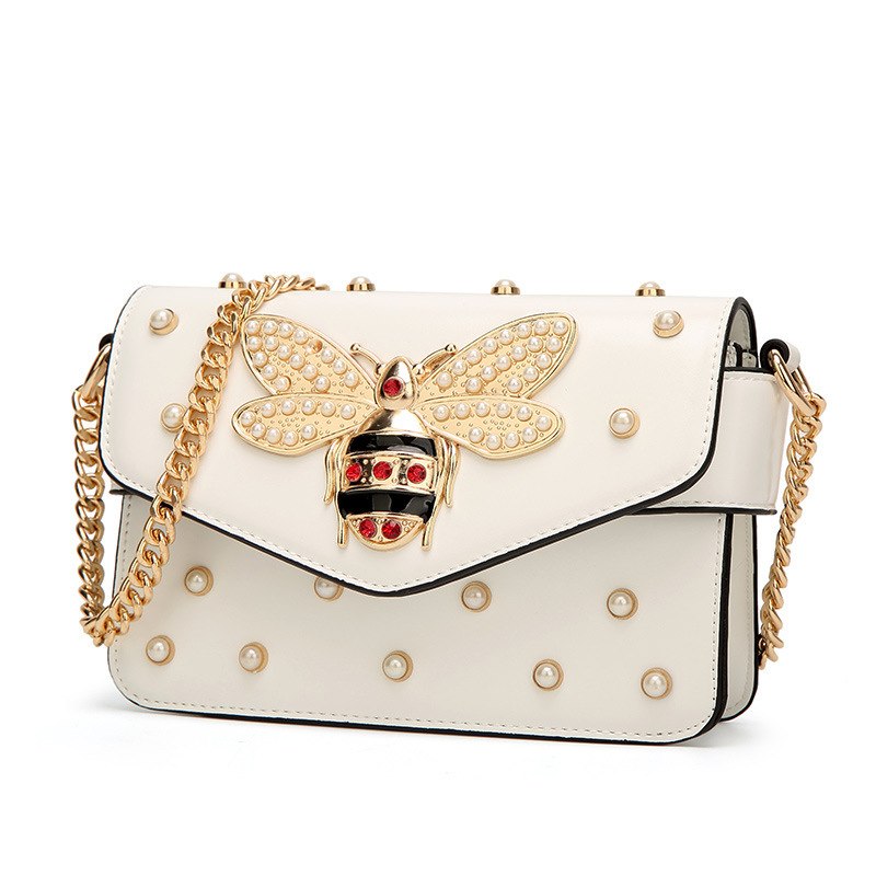 Luxury Women Bags Designer Vintage Small Little Bee Flap Bag