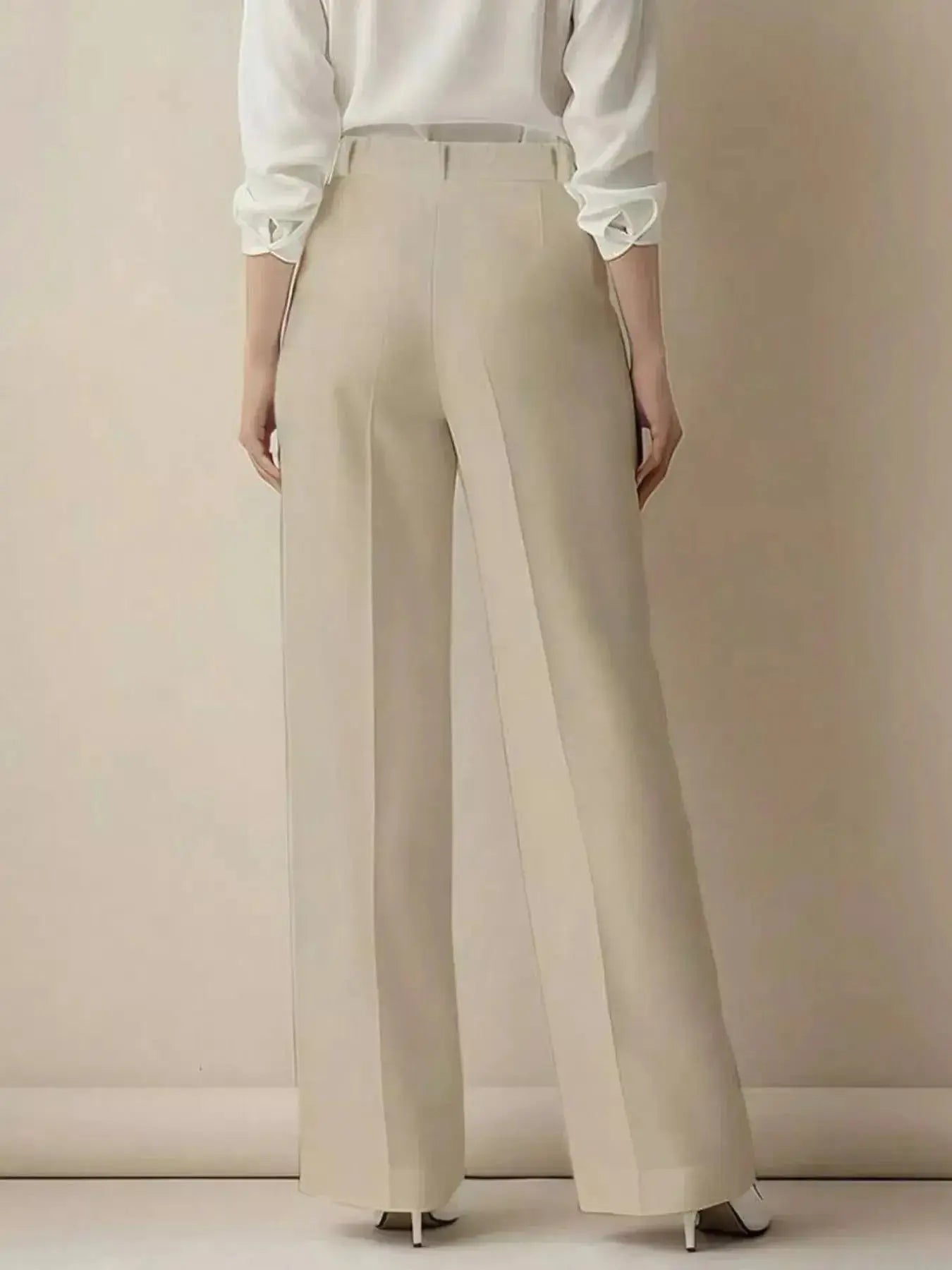 High-Waisted Wide Leg Pants - DaisyDrop 