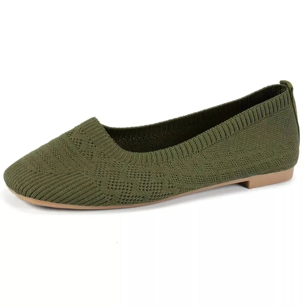 Square Toe Slip-Ons - DaisyDrop 