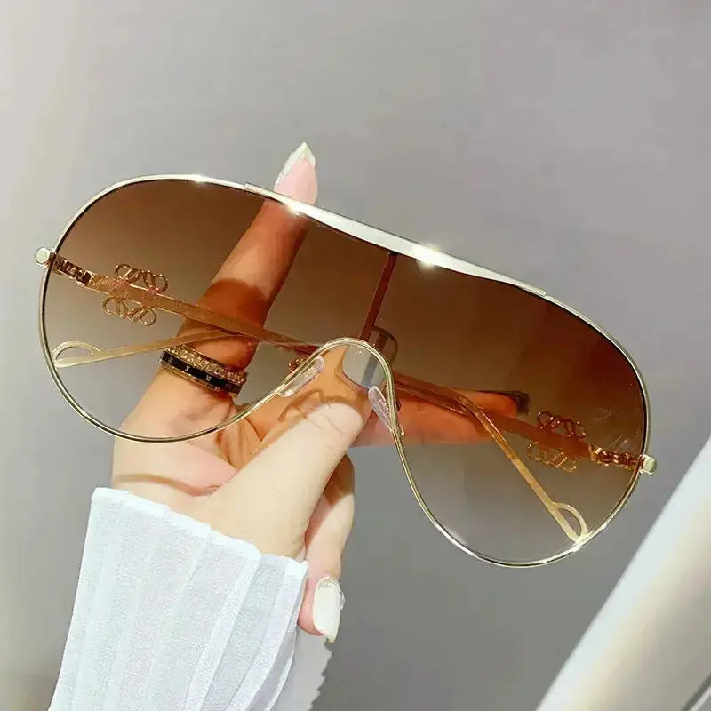 Gradient Aviator Sunglasses - DaisyDrop 