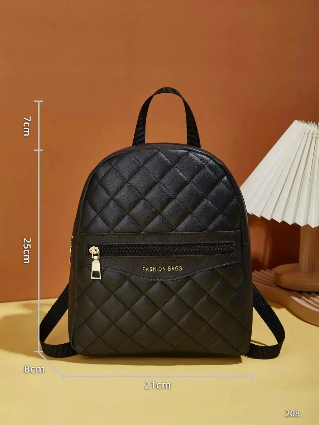 Quilted Lightweight Backpack Bag - DaisyDrop 