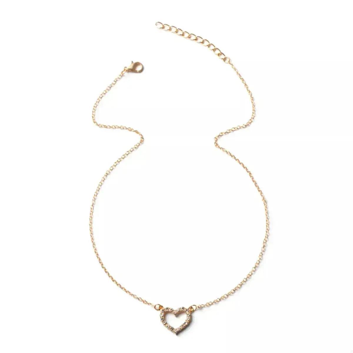 18K Gold-Plated Heart Necklace - DaisyDrop 
