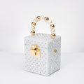 Acrylic Evening Crystal Box Clutch Bag
