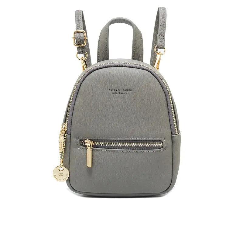 Forever Young Designer Women Backpack Mini Soft Touch Leather Backpack eprolo