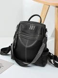 Leather Multi-Compartment Backpack Bag - DaisyDrop 