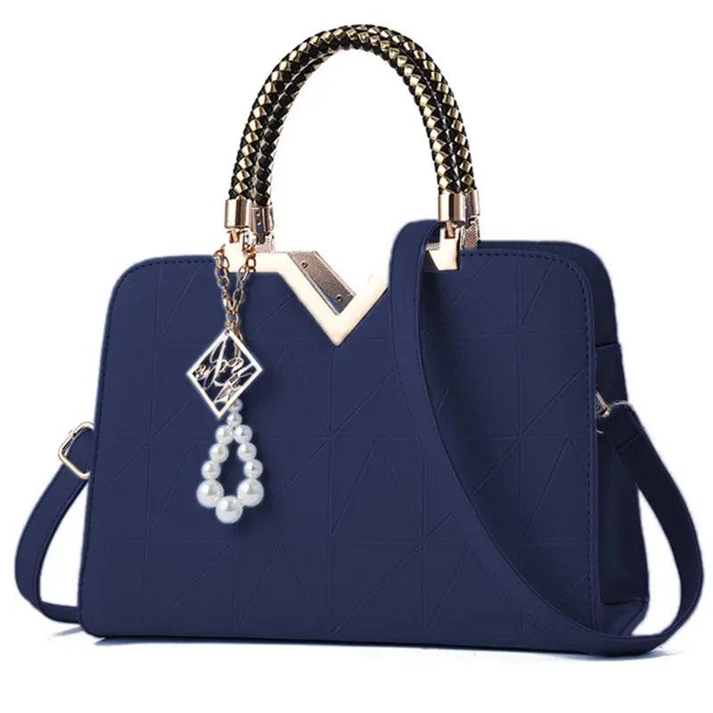 Women Leather Totes Bag Top-handle Embroidery Crossbody eprolo
