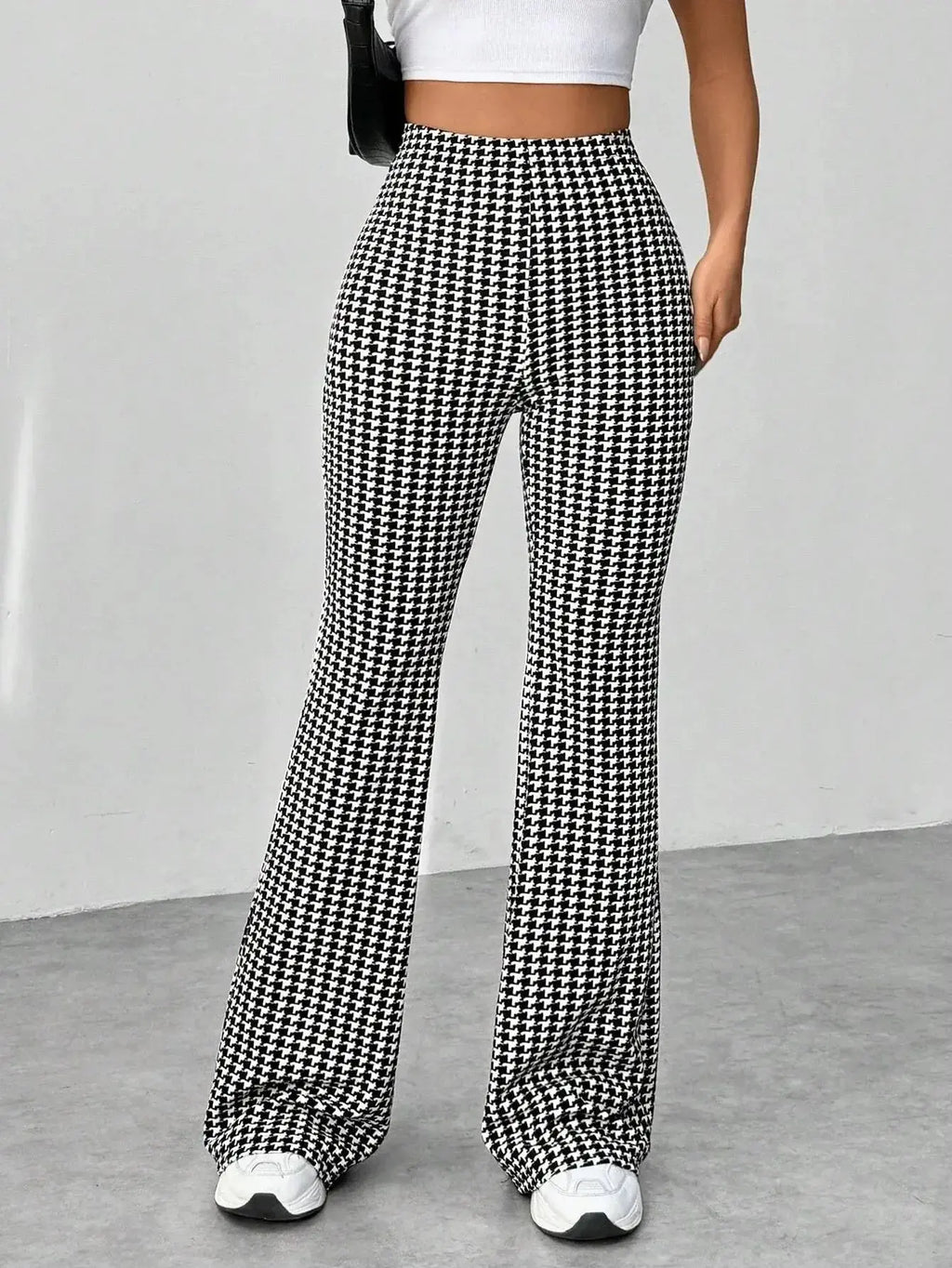 High Waisted Flare Pants - DaisyDrop 