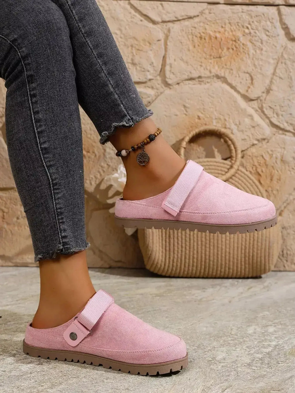 Round Toe Flats Slip-Ons - DaisyDrop 