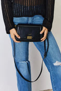 David Jones PU Leather Crossbody Bag - DaisyDrop 