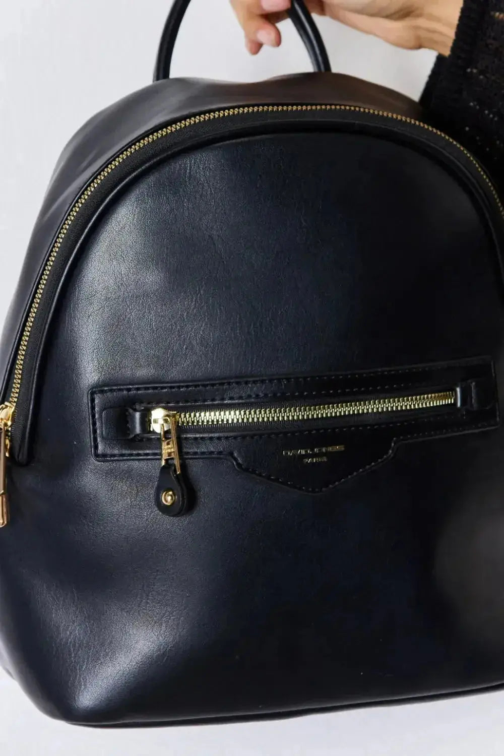David Jones PU Leather Backpack - DaisyDrop 