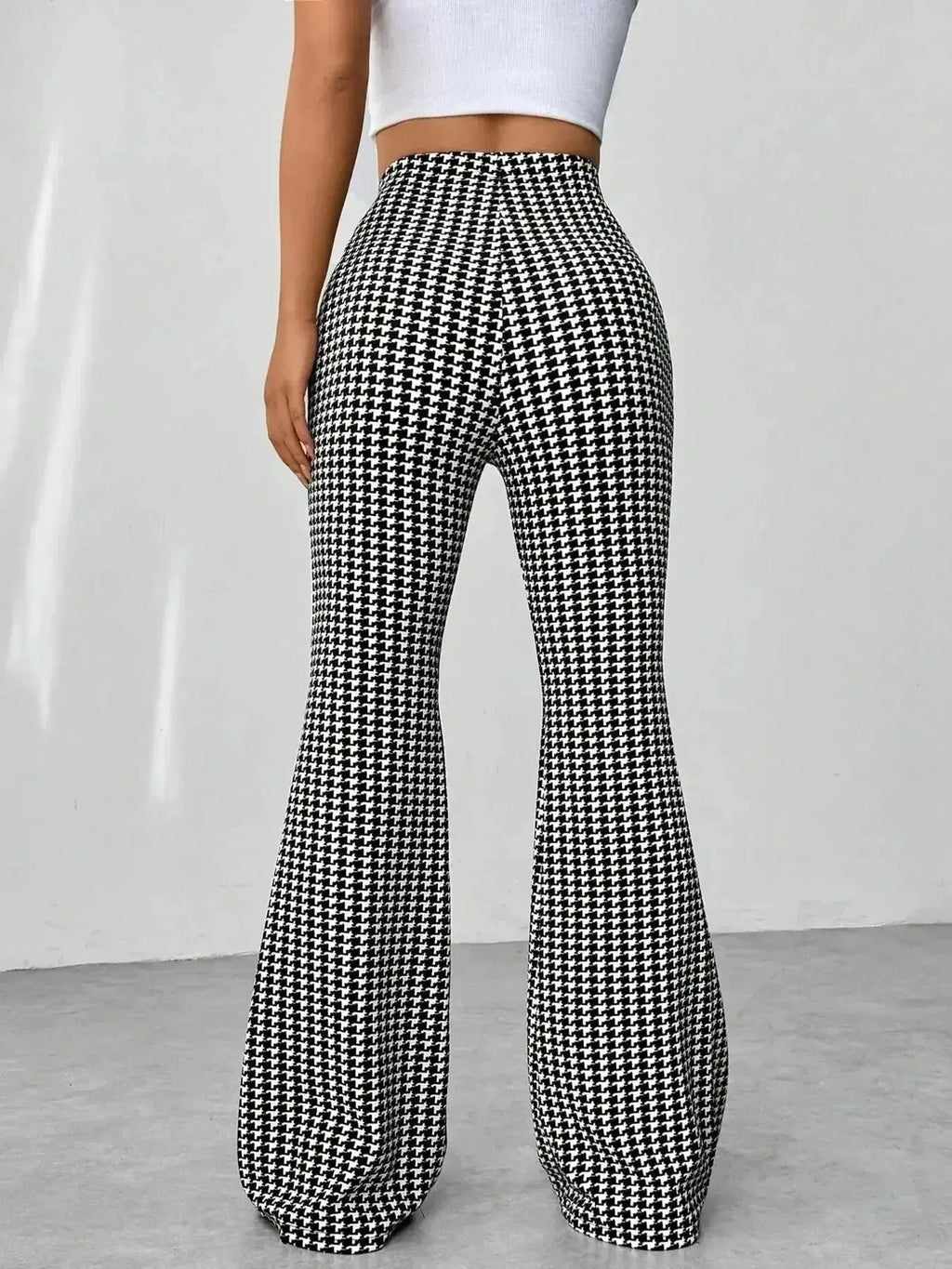 High Waisted Flare Pants - DaisyDrop 