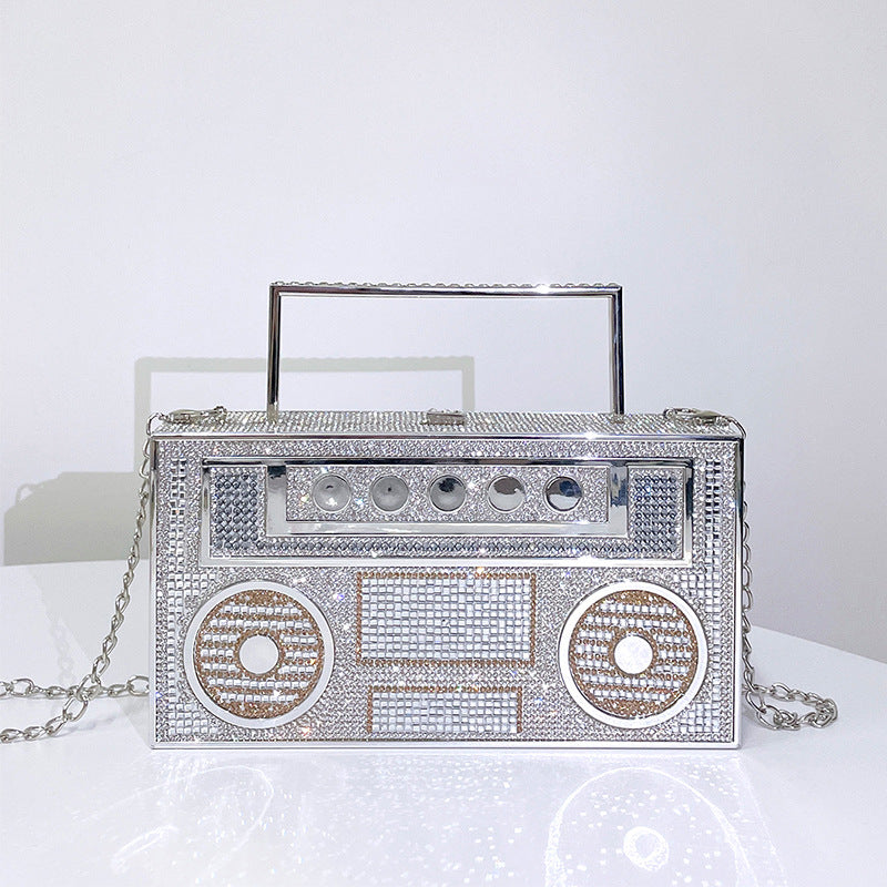 Color Diamonds Radio Evening Clutch Bag