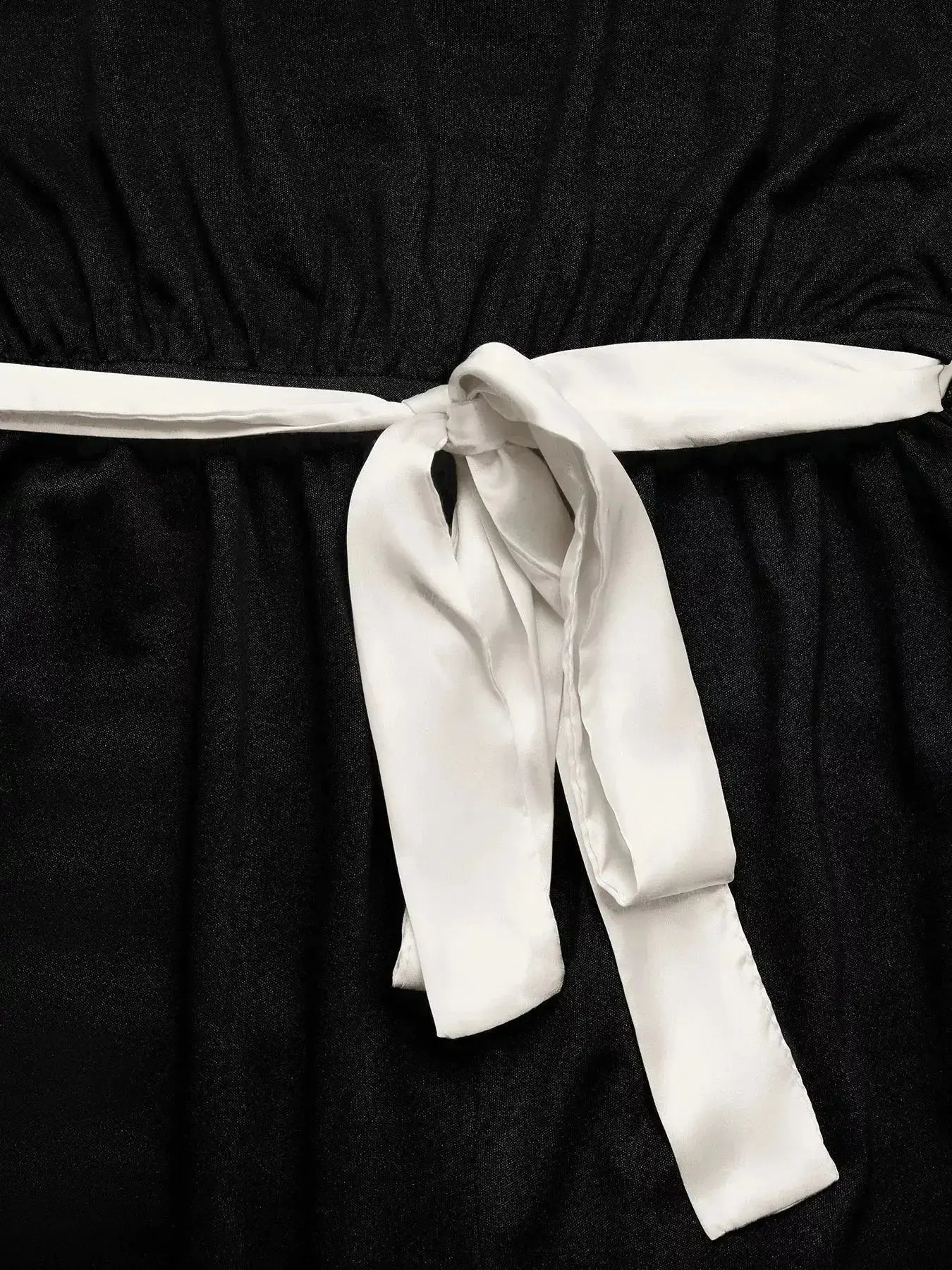 One-Shoulder Bowknot Wide Leg Jumpsuit - DaisyDrop 