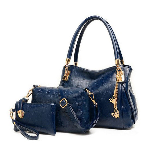 Women PU handbag 3- piece Set