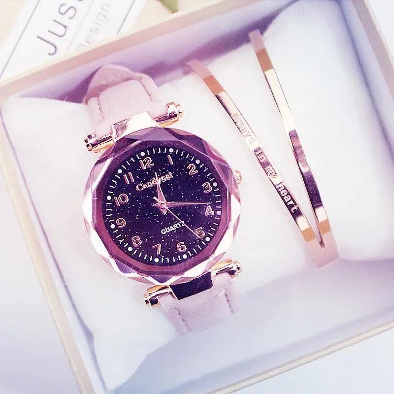 Quartz Fashion Starry Sky Women Watches eprolo