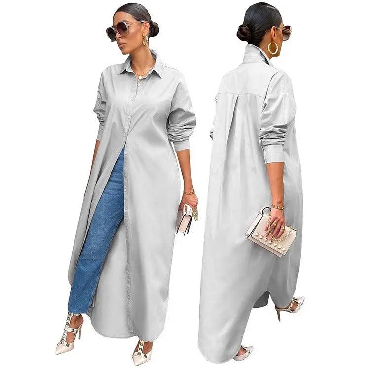 Women Casual Long Shirt Dresses eprolo