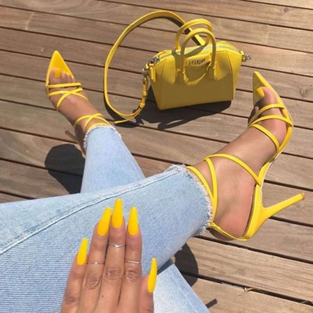 Women's Pointy Toe Sandals with Strap