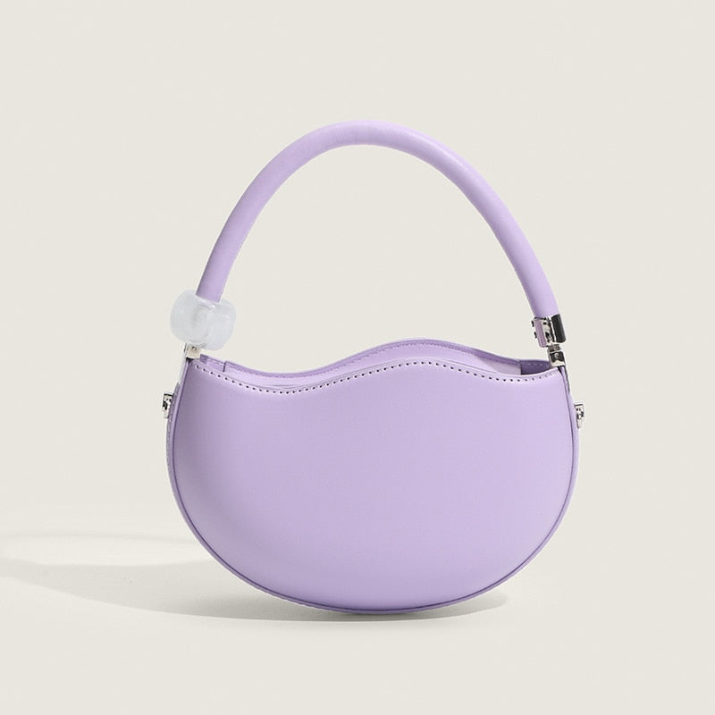Gentle and Sweet New Cute Small Solid Color Handbag