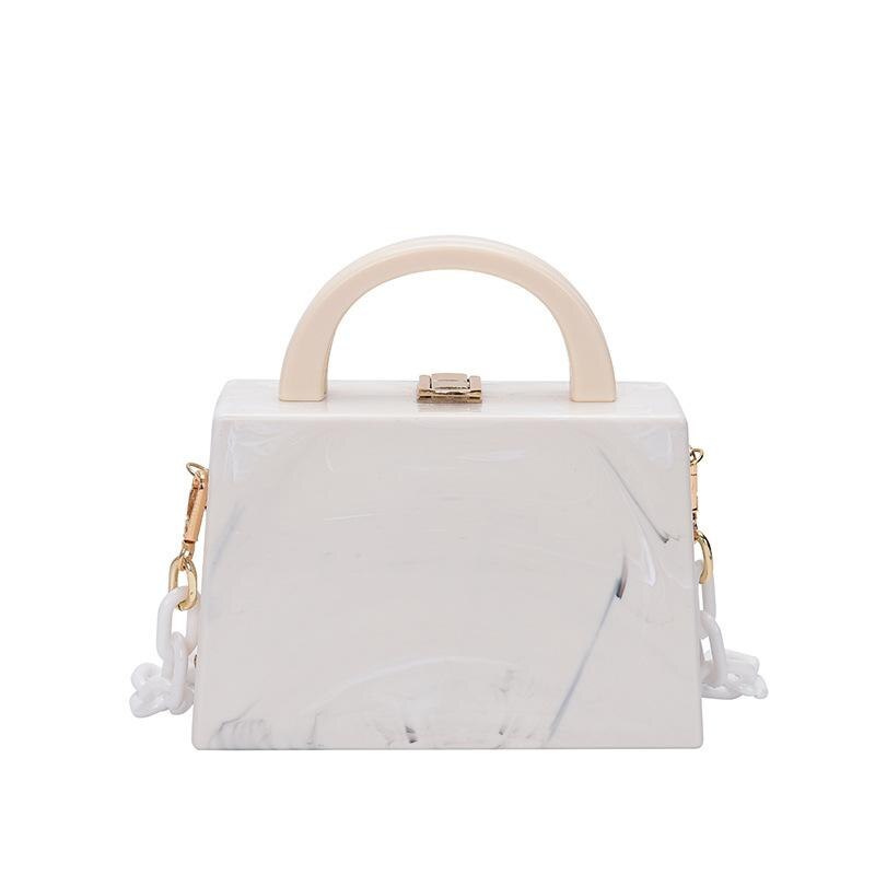 Acrylic Chain Buckle Women Party Clutch Evening Bag