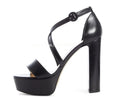 Lady New Candy Color Platform Chunky Heel Sandals