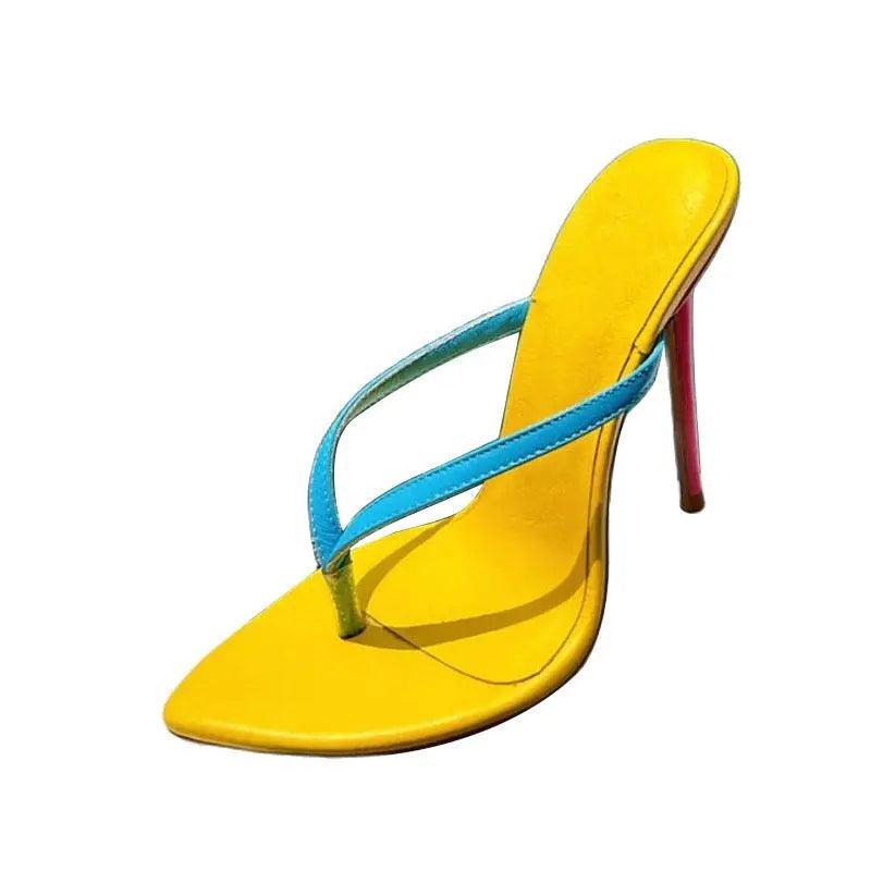 Pointed Toe Real Leather Women Slippers eprolo