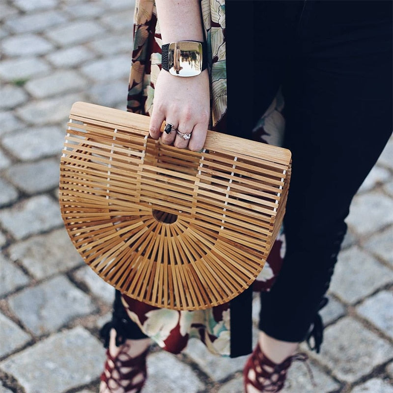 Luxury Bamboo Wooden Clutches