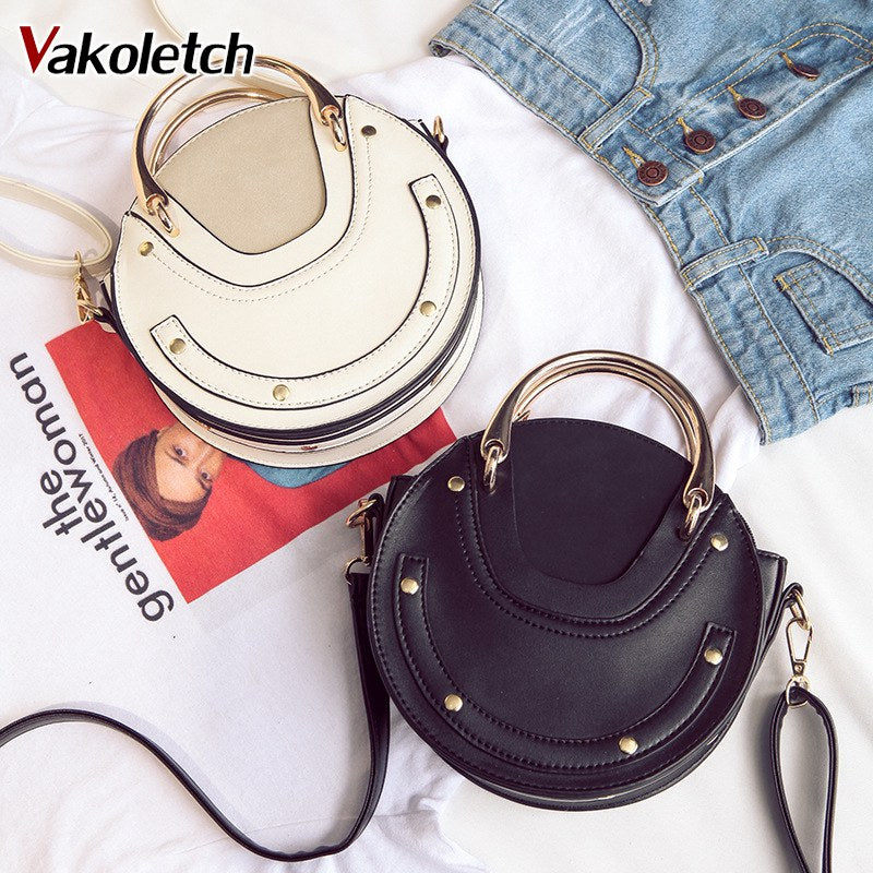 Mini PU Leather Handbag One Shoulder Cross-body Bag