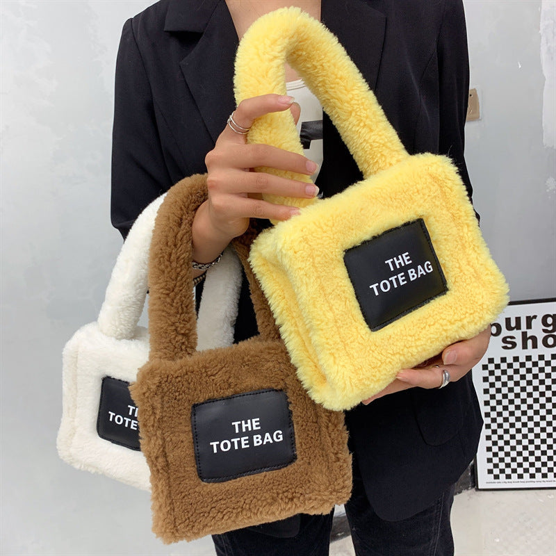 New Style Imitation Lamb Wool Plush Bag