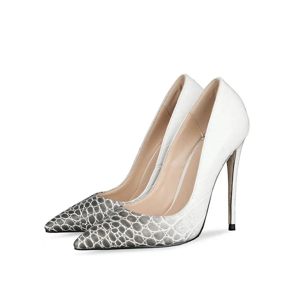 Fashion Sexy Women's White Painted High Heels eprolo
