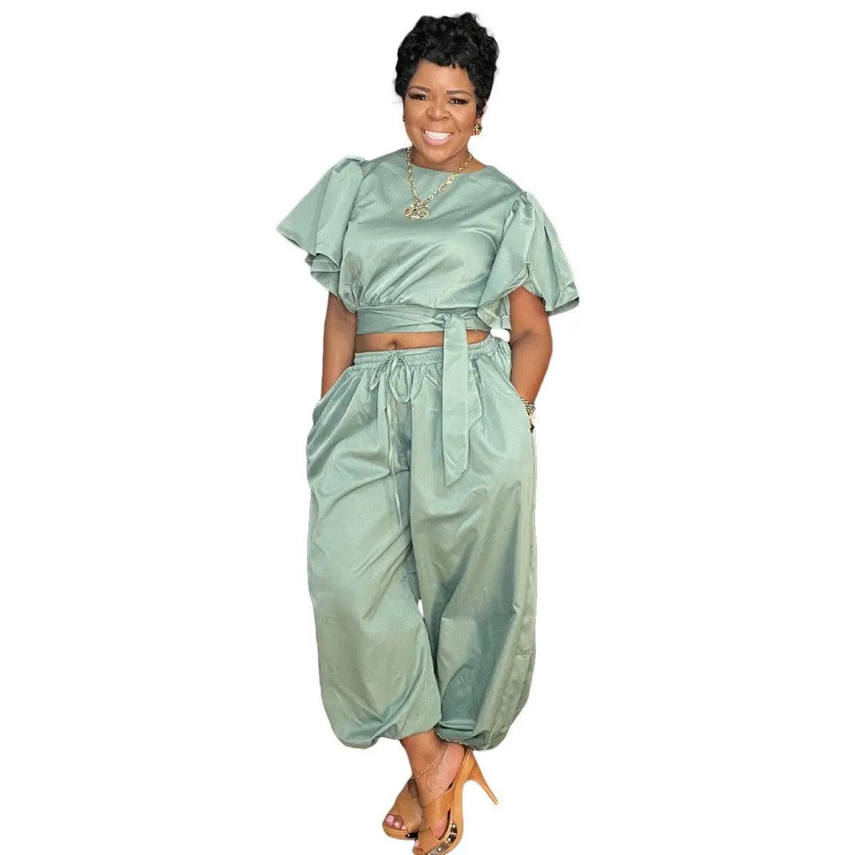 Fashion sports women's street trendsetters two-piece set eprolo