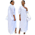 Women Casual Long Shirt Dresses eprolo