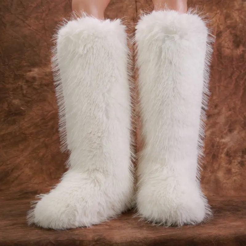 Fashion Knee High Fluffy Boots eprolo