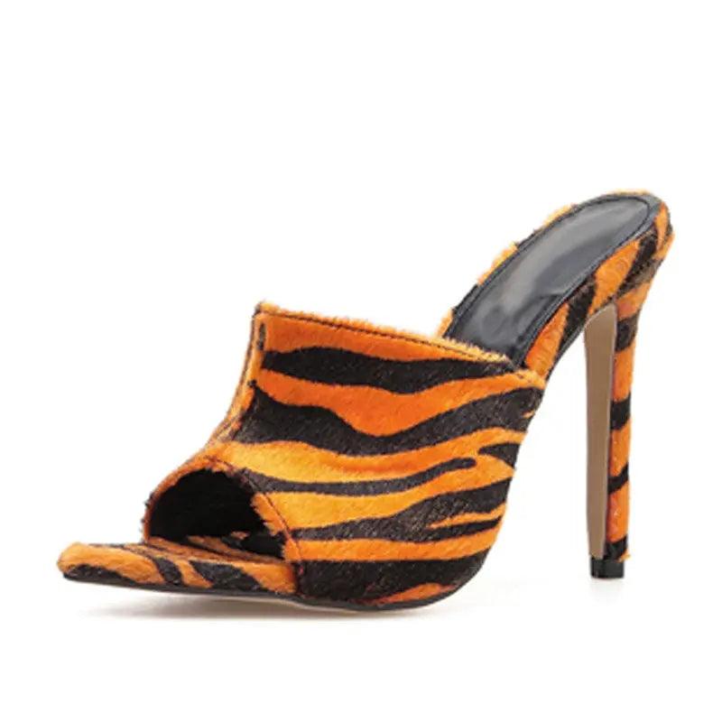 High Heels Leopard Women Slippers eprolo