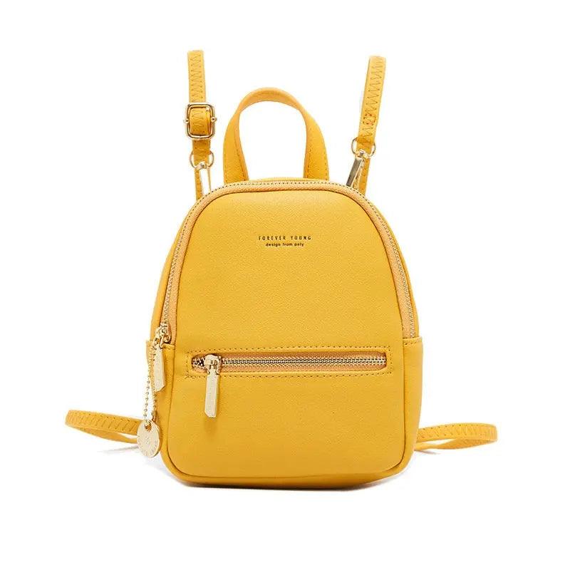 Forever Young Designer Women Backpack Mini Soft Touch Leather Backpack eprolo